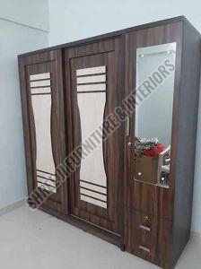 2 Door Wooden Sliding Wardrobe